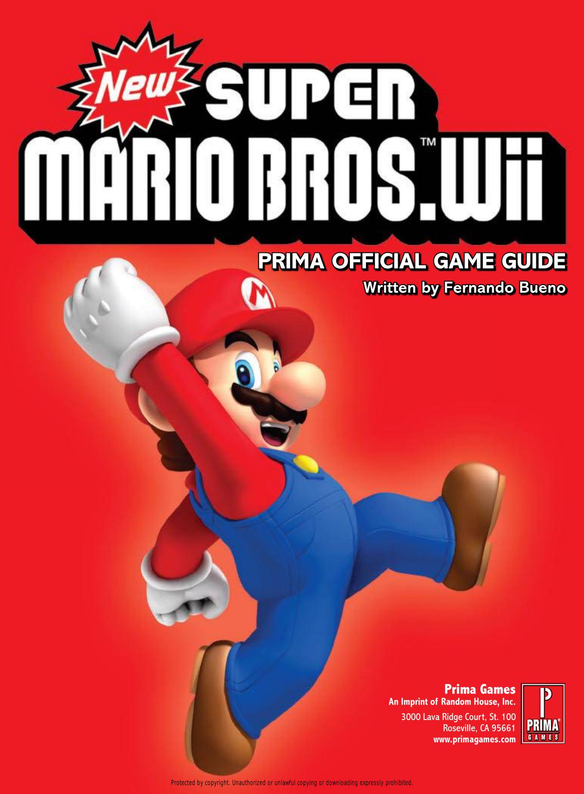 Doodt Transparant verhoging New Super Mario Bros. Wii Prima Strategy Guide : Free Download, Borrow, and  Streaming : Internet Archive